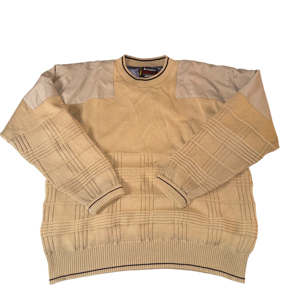 Vintage WeatherBoss Rainswetter Large Water Repellent Windproof Pullover Sweater